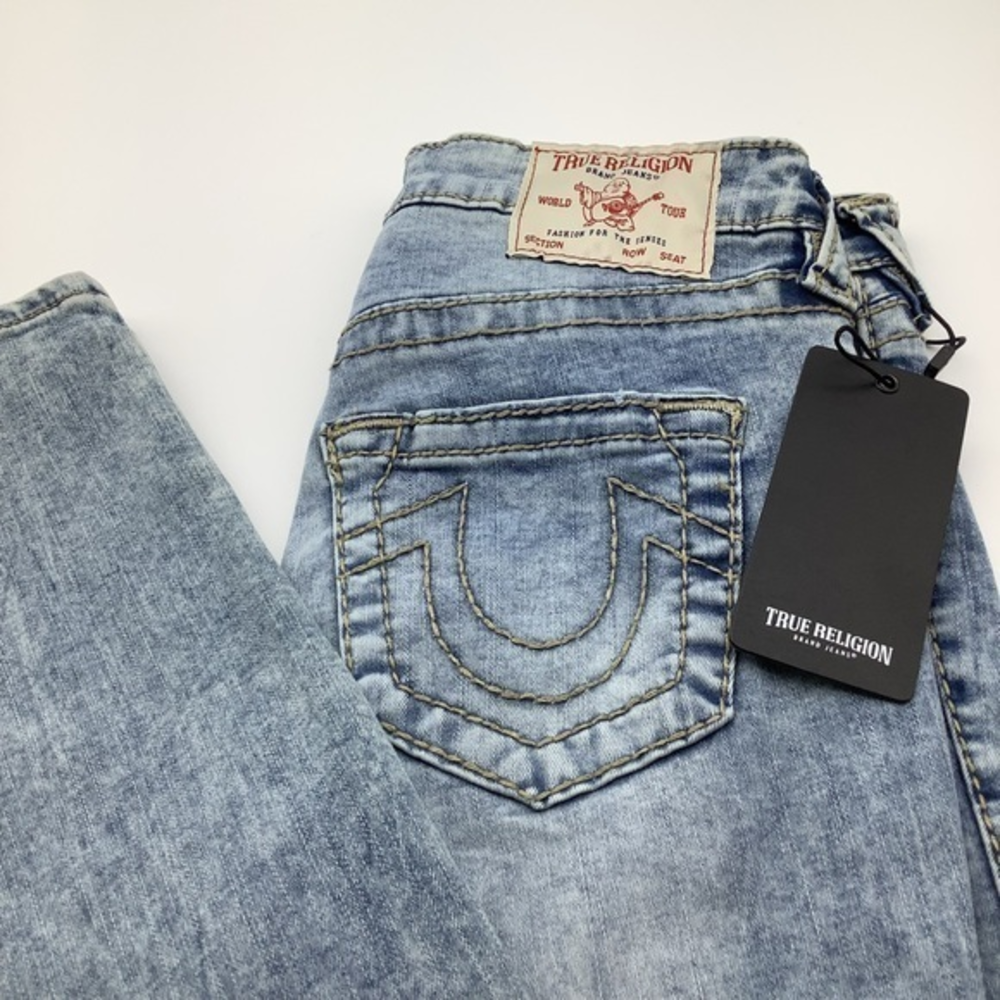 True Religion Women’s Jennie Curvy Mid-Rise Super Skinny Jeans Size 27, NWT